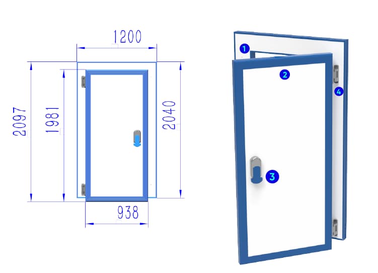 Puertas de Cámara Frigorífica